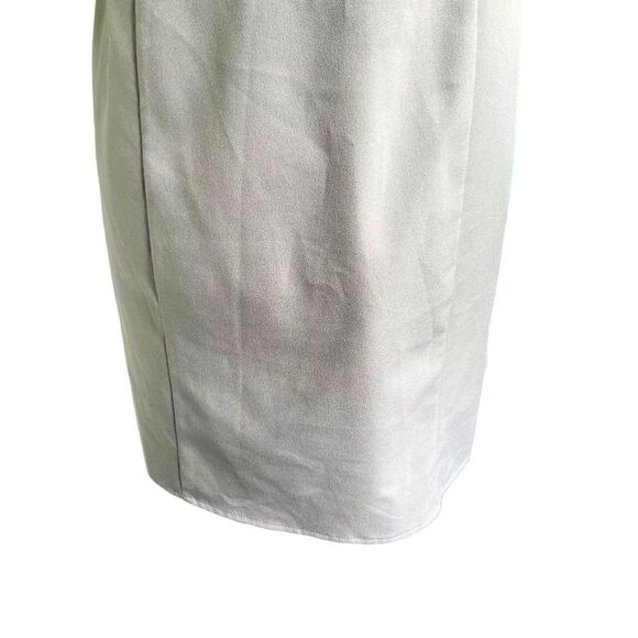 Altar’s State Dress Silver Gray Beaded Neck Detail Size Large - Picture 7 of 9